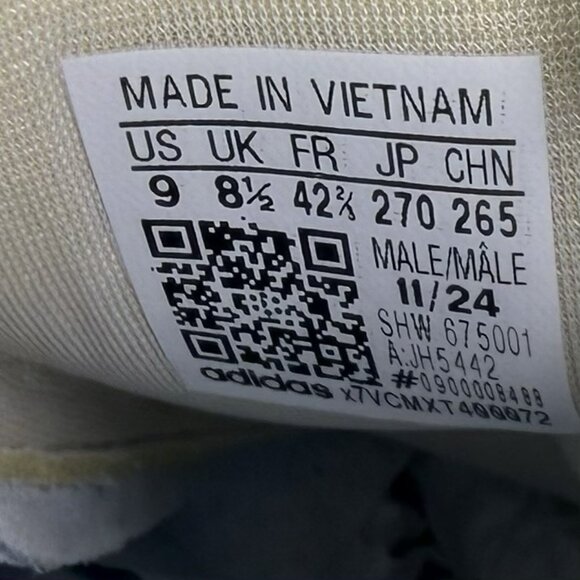 Adidas Handball Spezial Originals Shoes Gray Blue Men's Size 9 - Picture 7 of 8